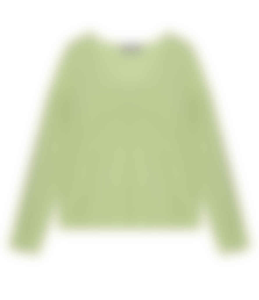cashmere-fashion-store Esisto Baumwoll Pullover V-ausschnitt Langarm