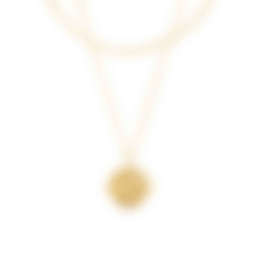 Orelia Goddess Coin Spinner 2-row Necklace
