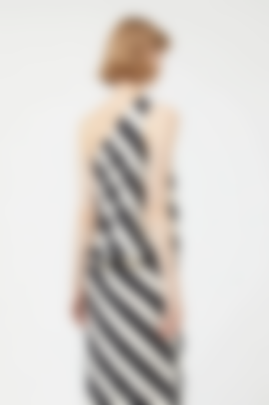 Compania Fantastica Cruela Striped Asymmetric Top