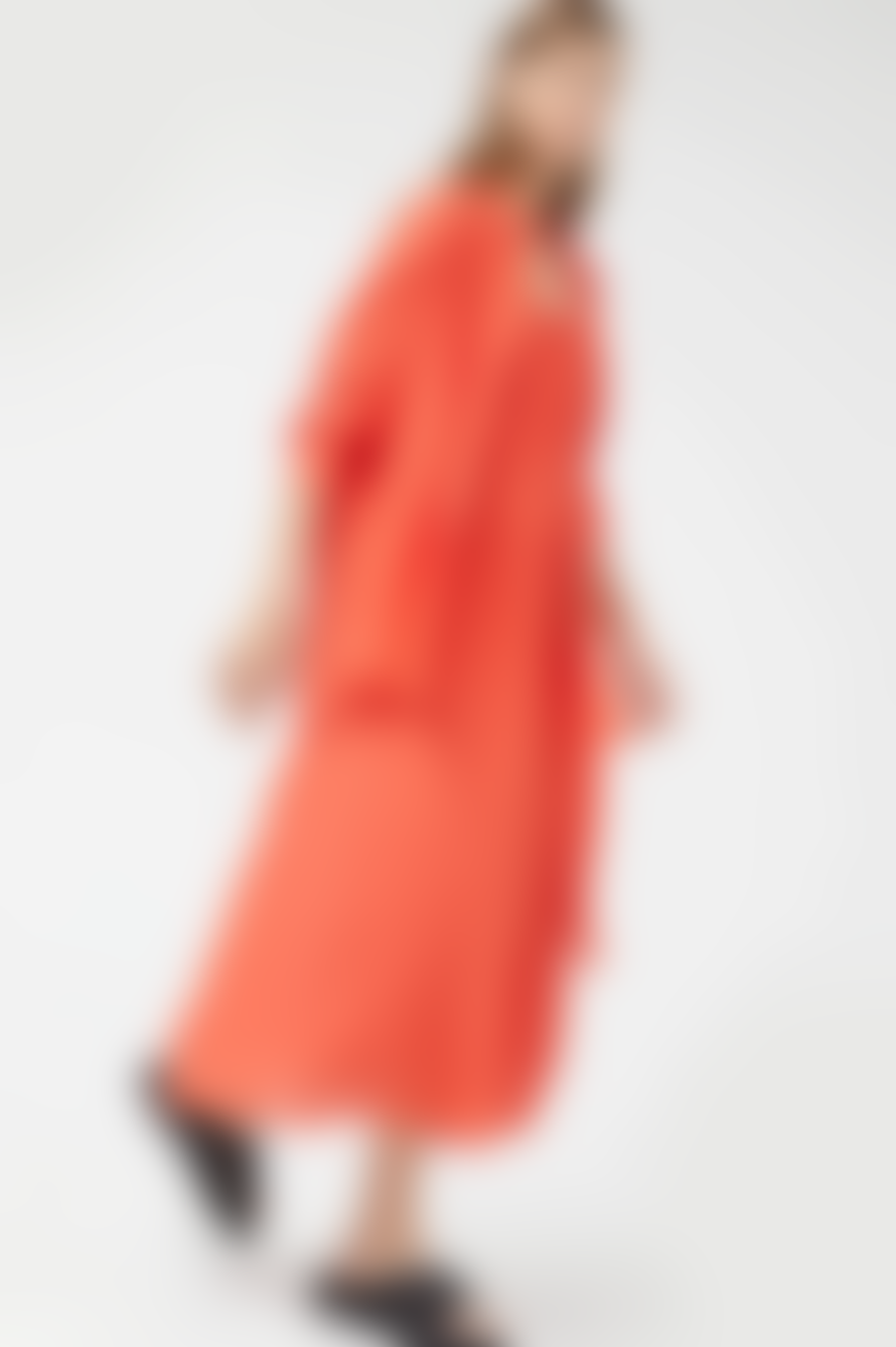 Compania Fantastica Long Orange Strap Dress