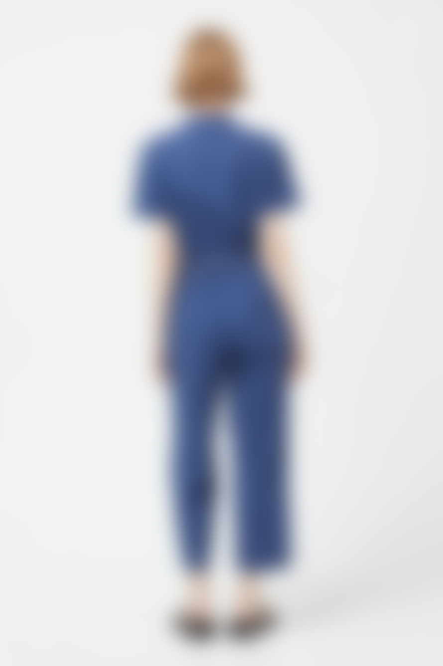 Compania Fantastica Blue Denim Jumpsuit