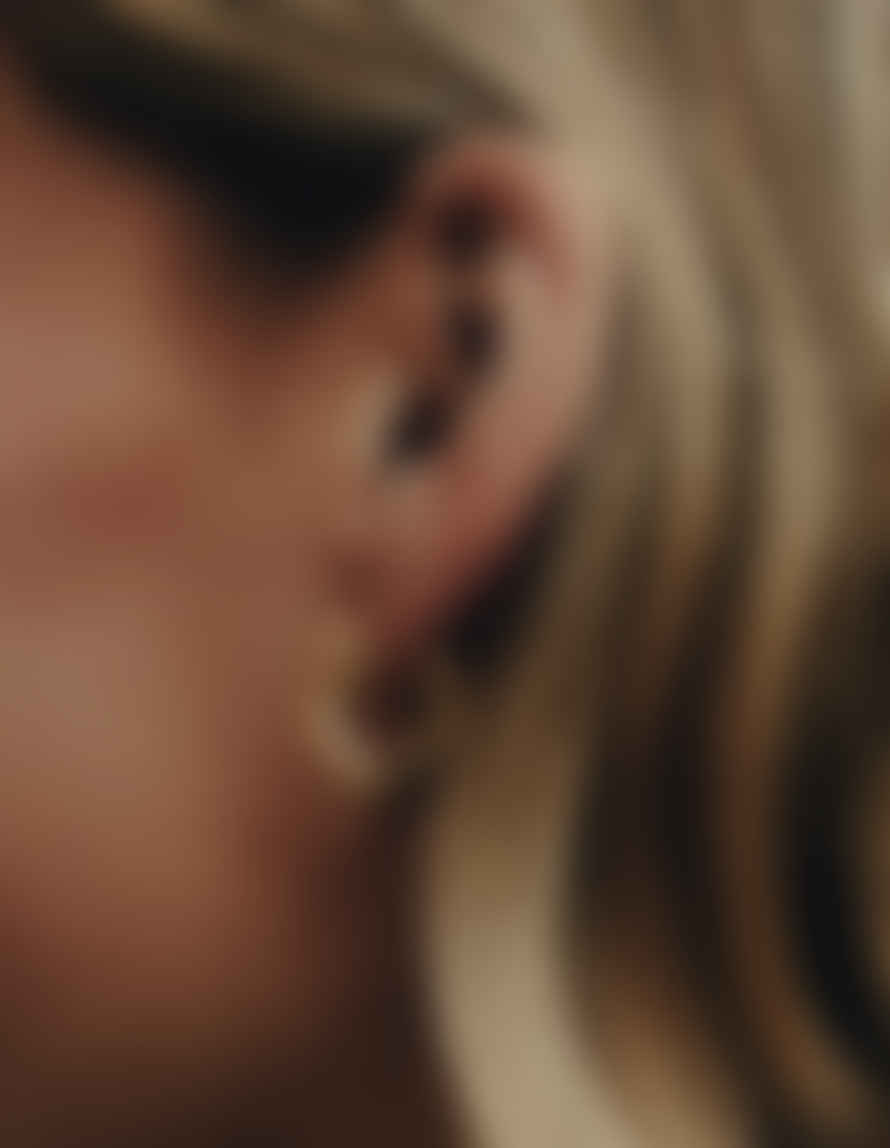 Nordic Muse | Fluid Hoop Earrings | Gold