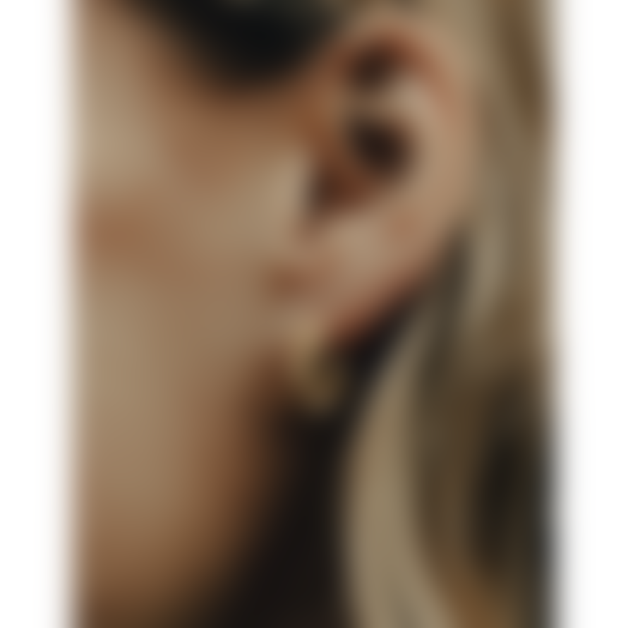 Nordic Muse | Ridge Twist Hoop Earrings | Gold