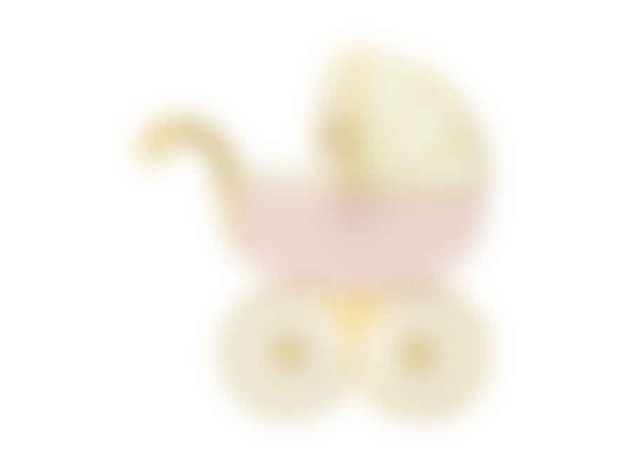 Partydeco Napkins Baby Stroller, Light Pink, 14x15 cm