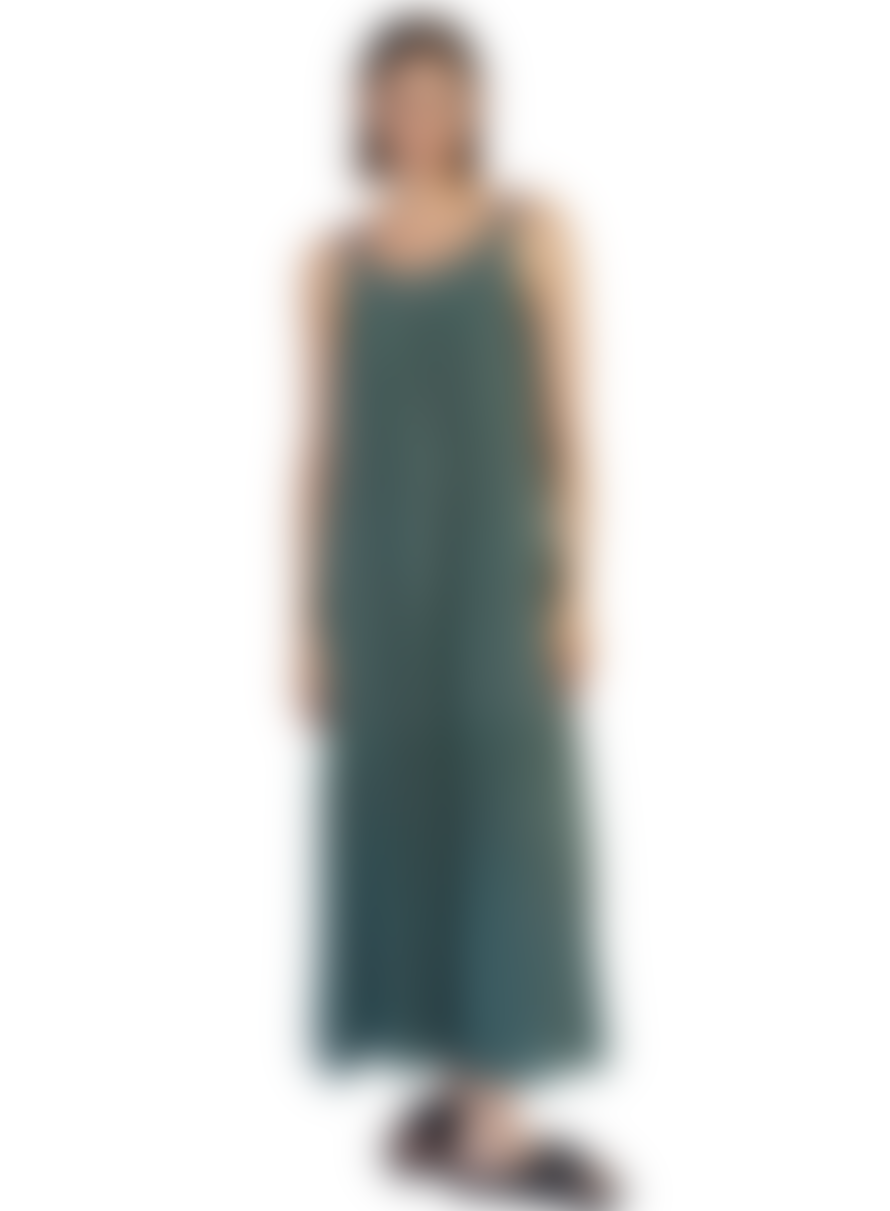 Skatïe Long Dress with Contrast Straps In Brunswick