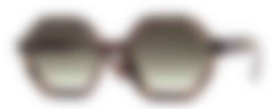 AJ MORGAN Romanov Brown Stripe Sunglasses