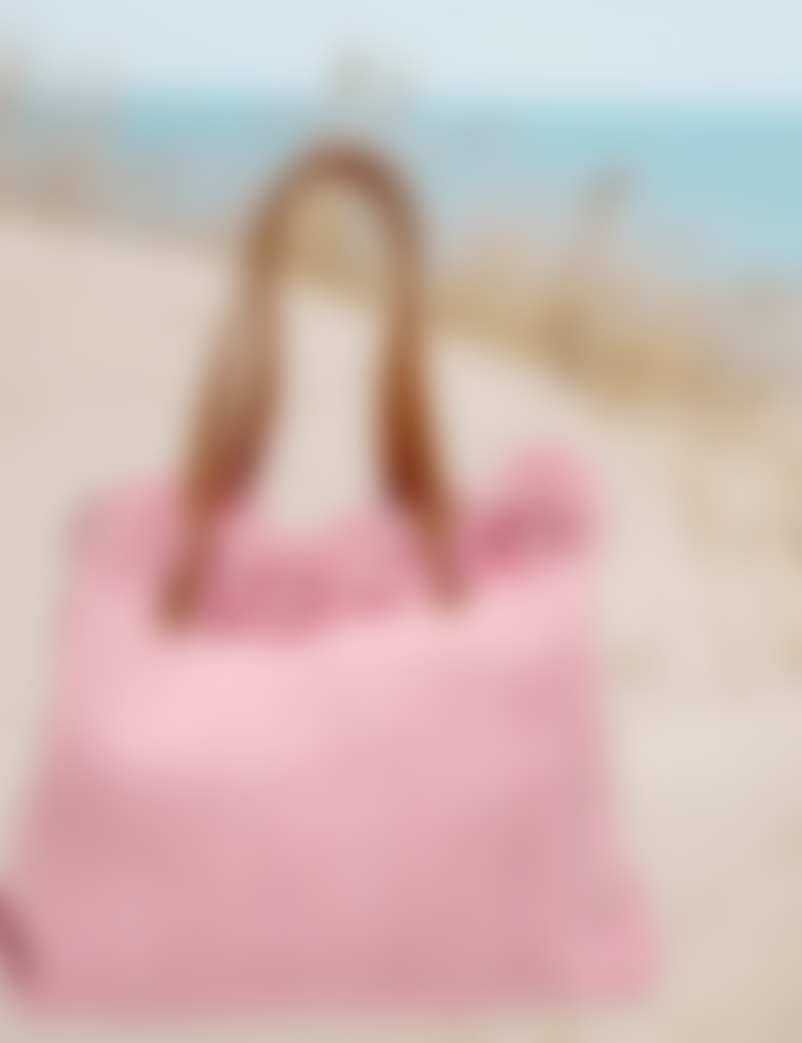 ENVY JEWELLERY Envy Pink Woven Beach Bag