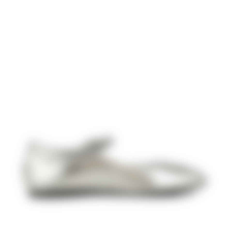 Shoe The Bear Maya Metallic Ballerina - Silver