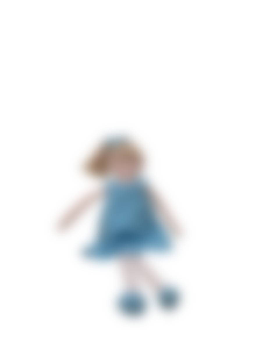 Trousselier Doll with Dress 30Cm - Blue Sky Organic Cotton
