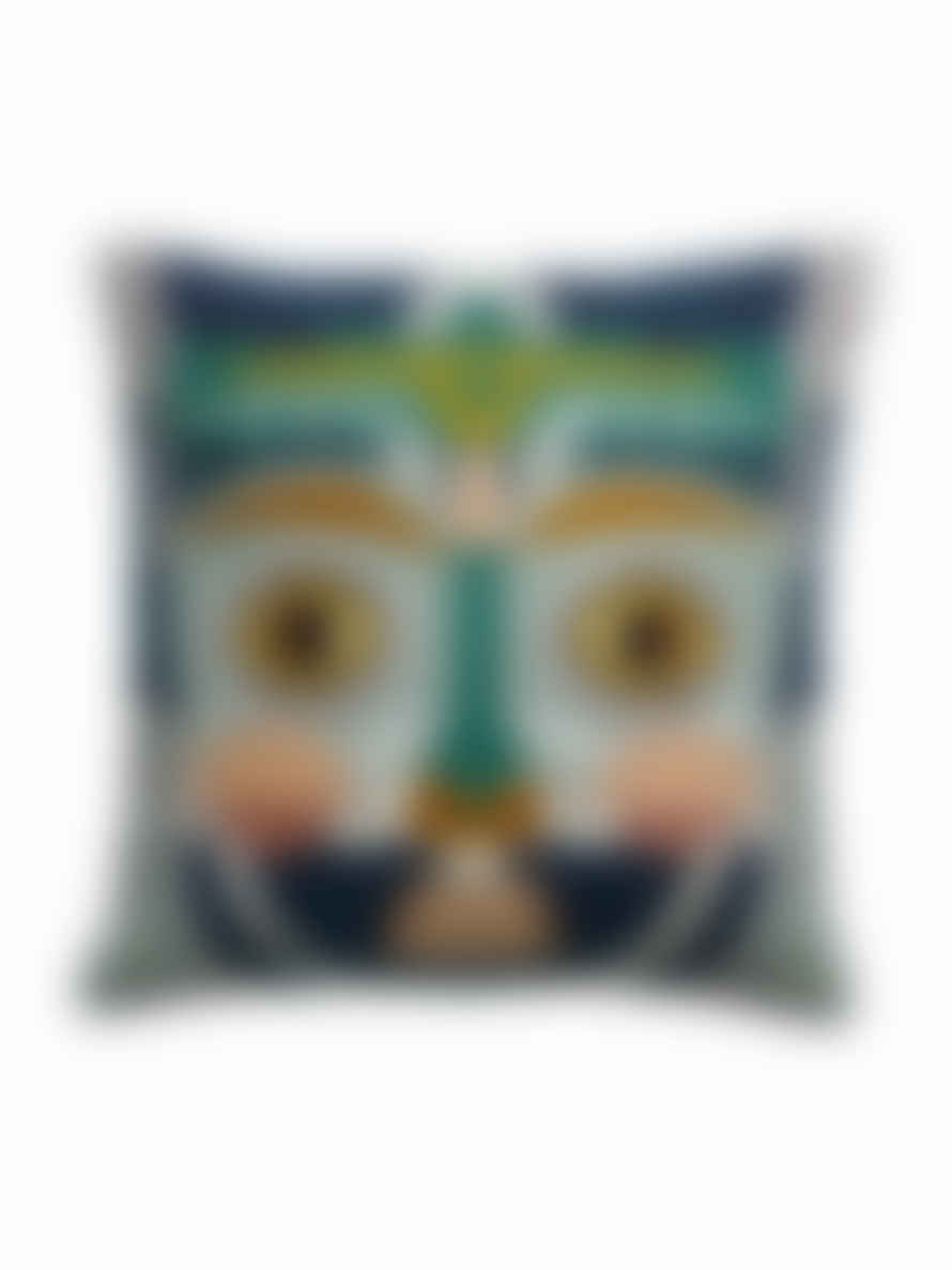 Viva Raise Yaku Embroidered Cushion - 45x45cm