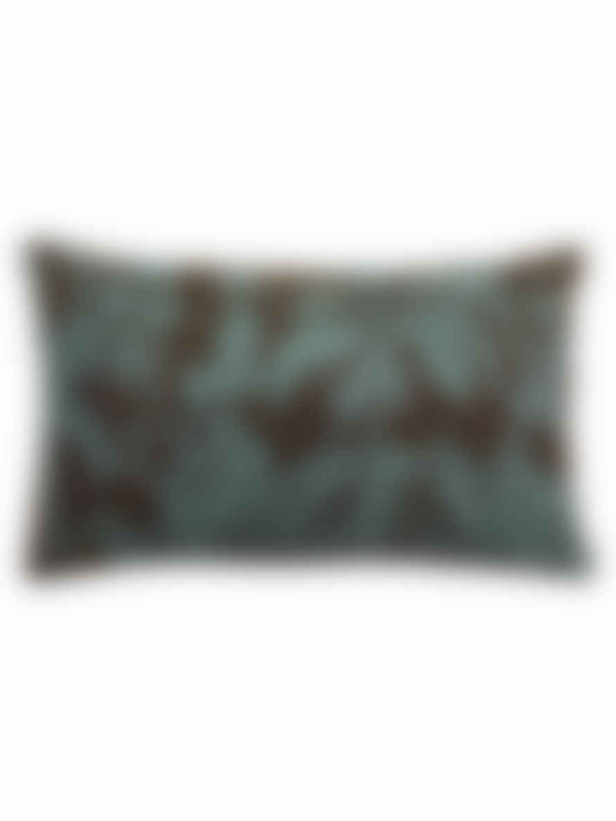 Viva Raise Raki Embroidered Cushion - 30x50cm - Carbone
