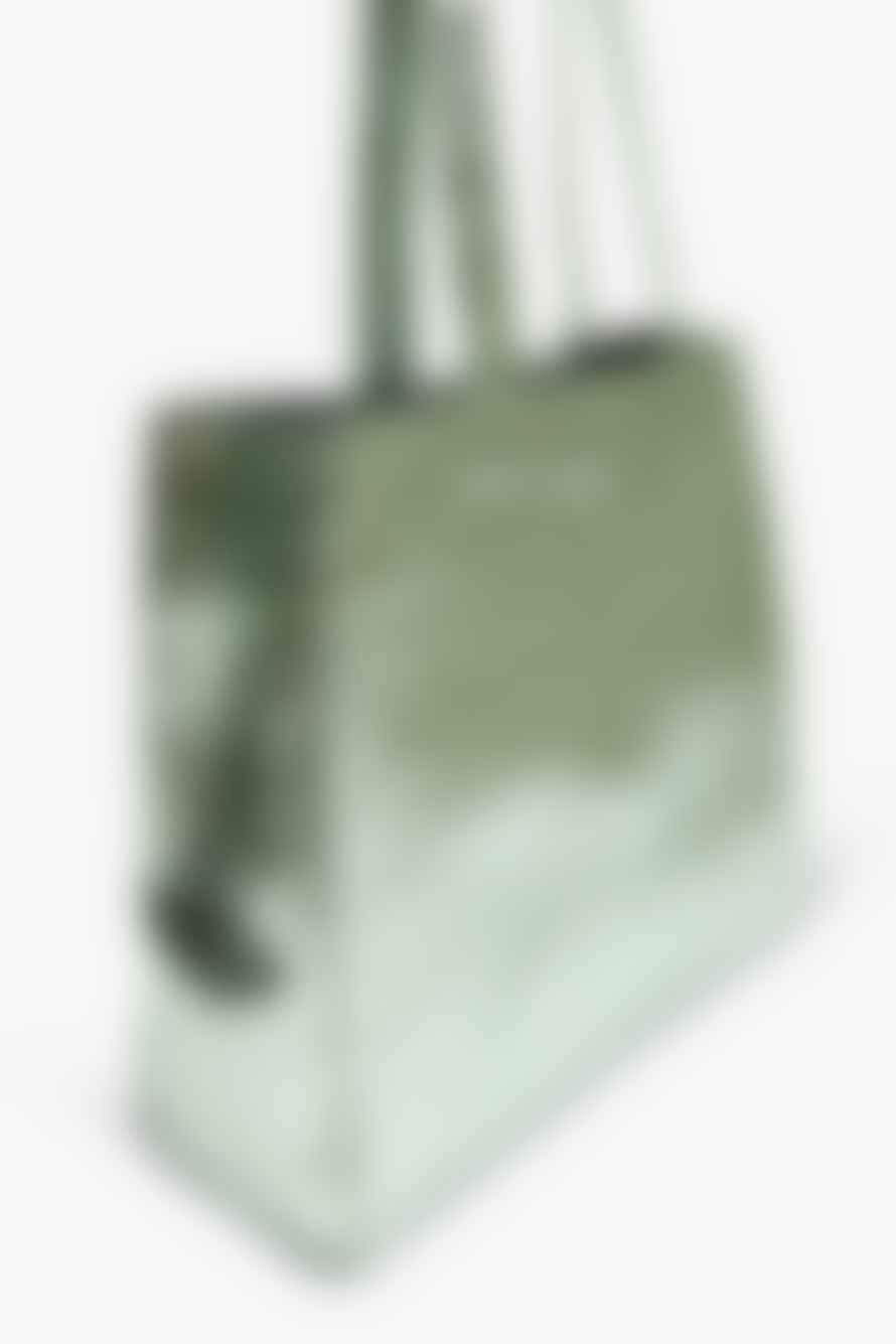 Cks fashion Light Green Brielle Metallic Shopper Bag