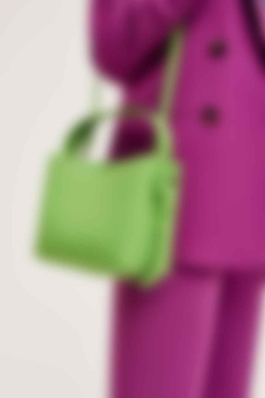 Cks fashion Small Bright Green Maya Shoulder Bag