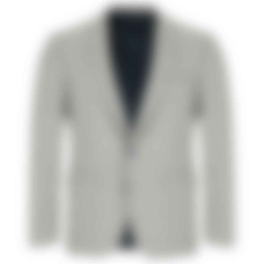 Remus Uomo Lucian Windowpane Check Suit Jacket - Beige
