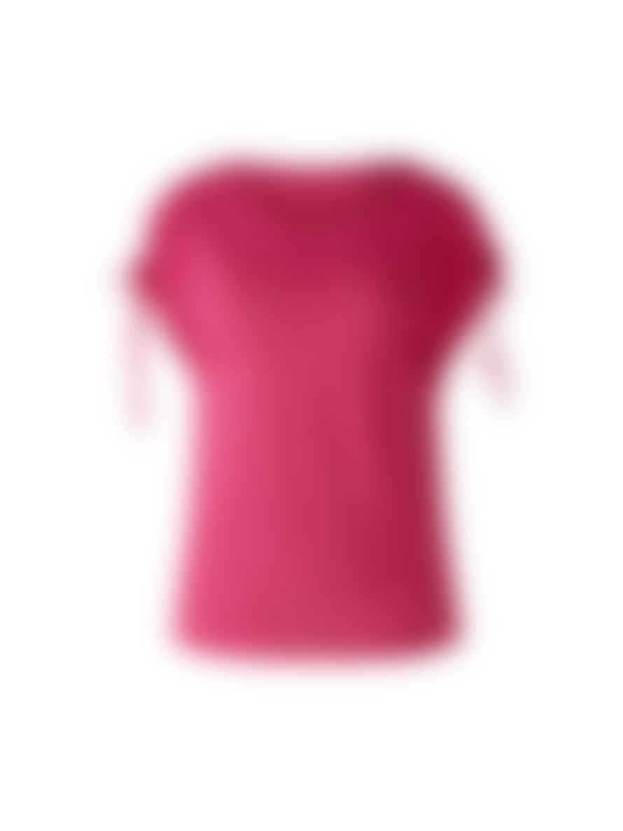 Oui Linen T-Shirt Pink