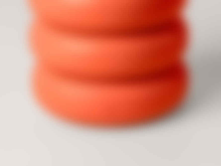 houseof.com Peel Orange Rechargeable Table Lamp