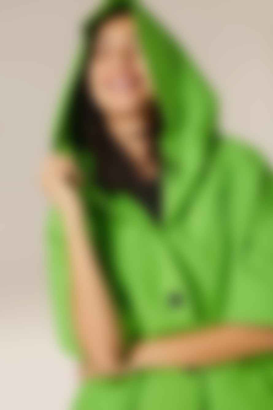 New Arrivals Bize Jacket With Hood In Apple Green