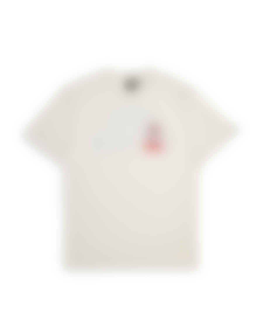 Deus Ex Machina Vintage White Dusty New Redline T Shirt