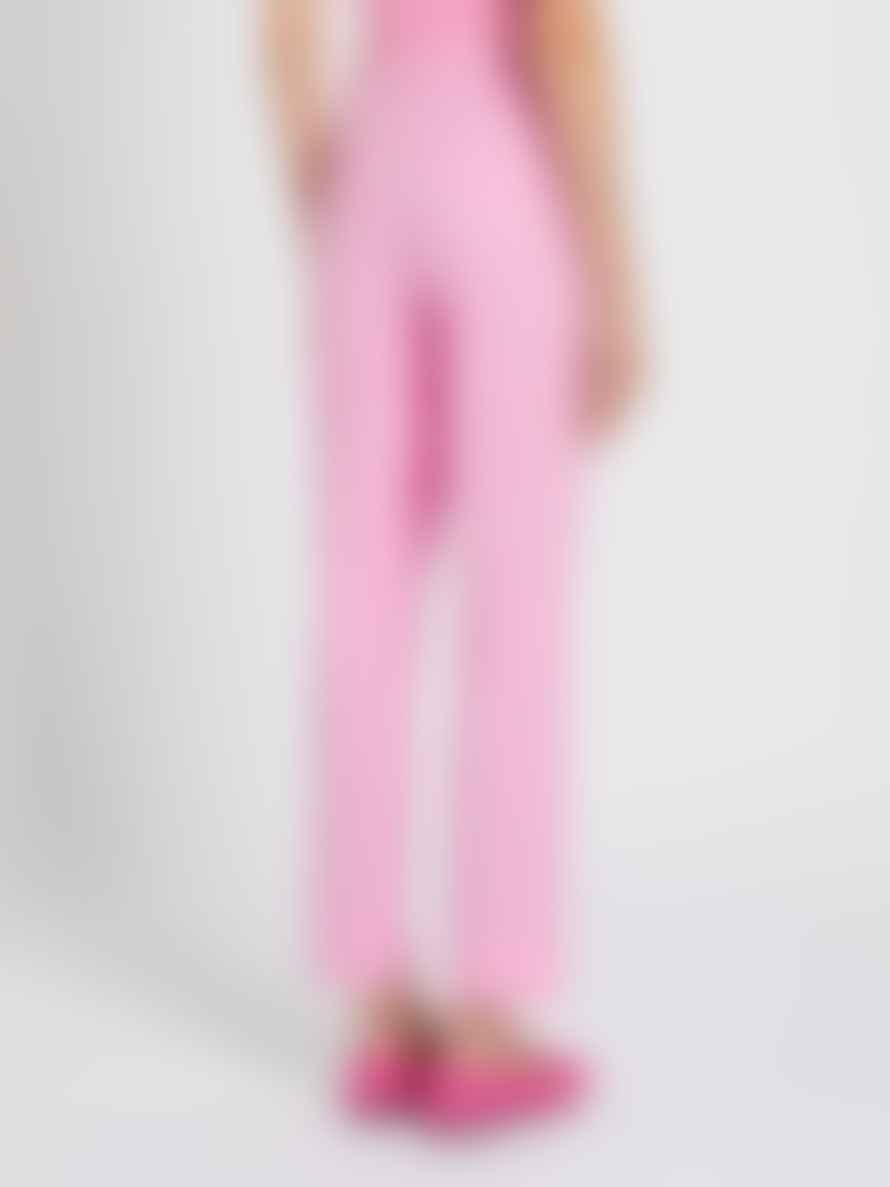 Marella Pink Lightweight Cotton Summer Trouser
