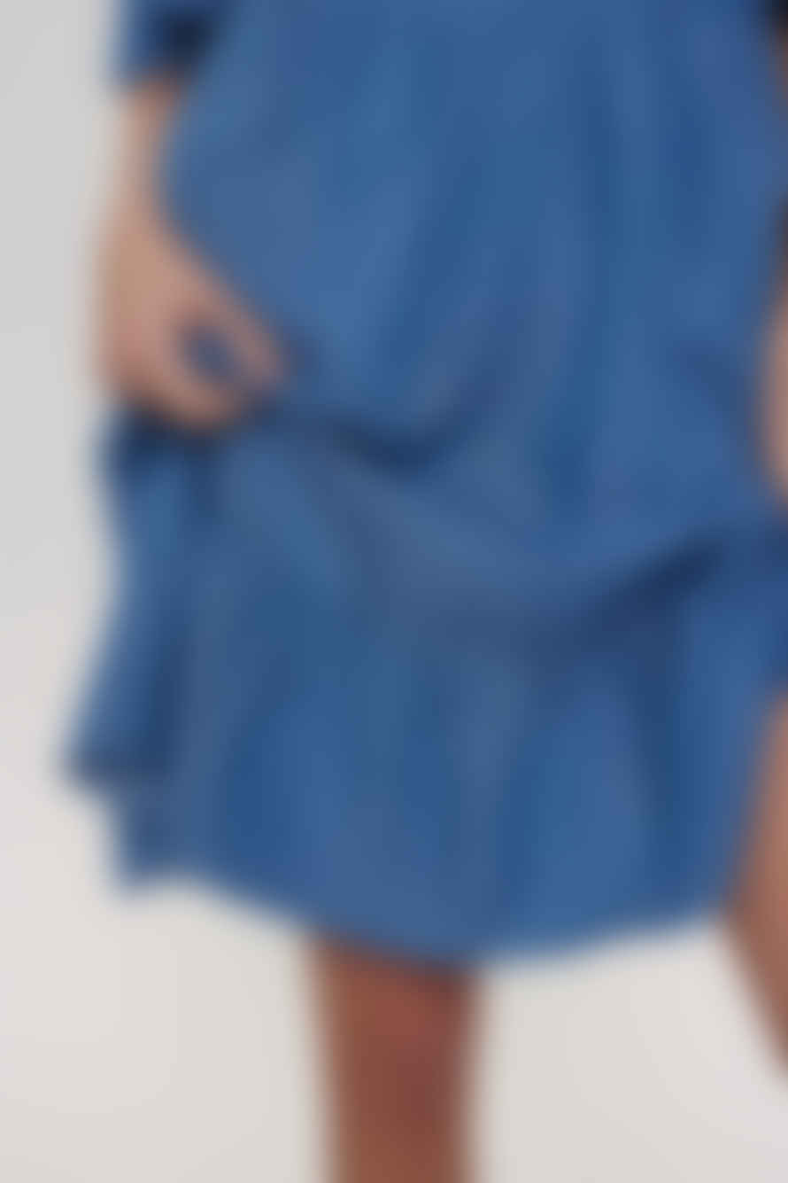 Numph Numio Dress - Light Blue Denim