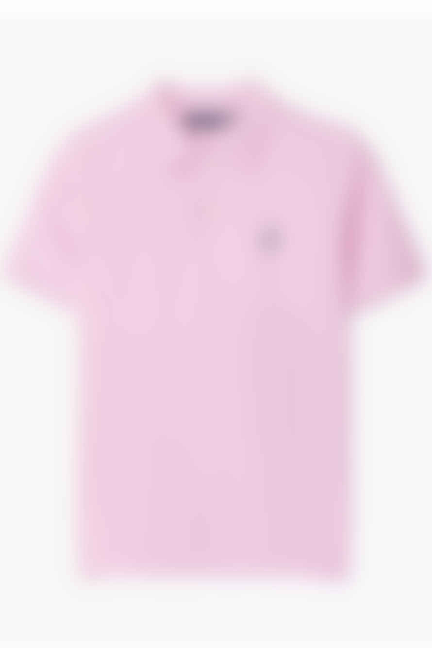 PSYCHO BUNNY - Classic Pique Polo Shirt In Pastel Lavender B6k001b200 Plv