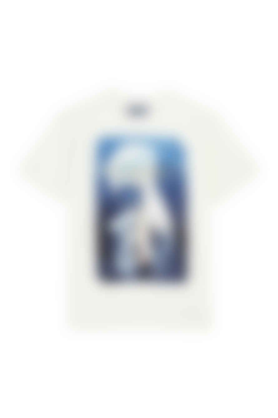 Vilebrequin Sailing Boat From The Sky T-shirt Off-white