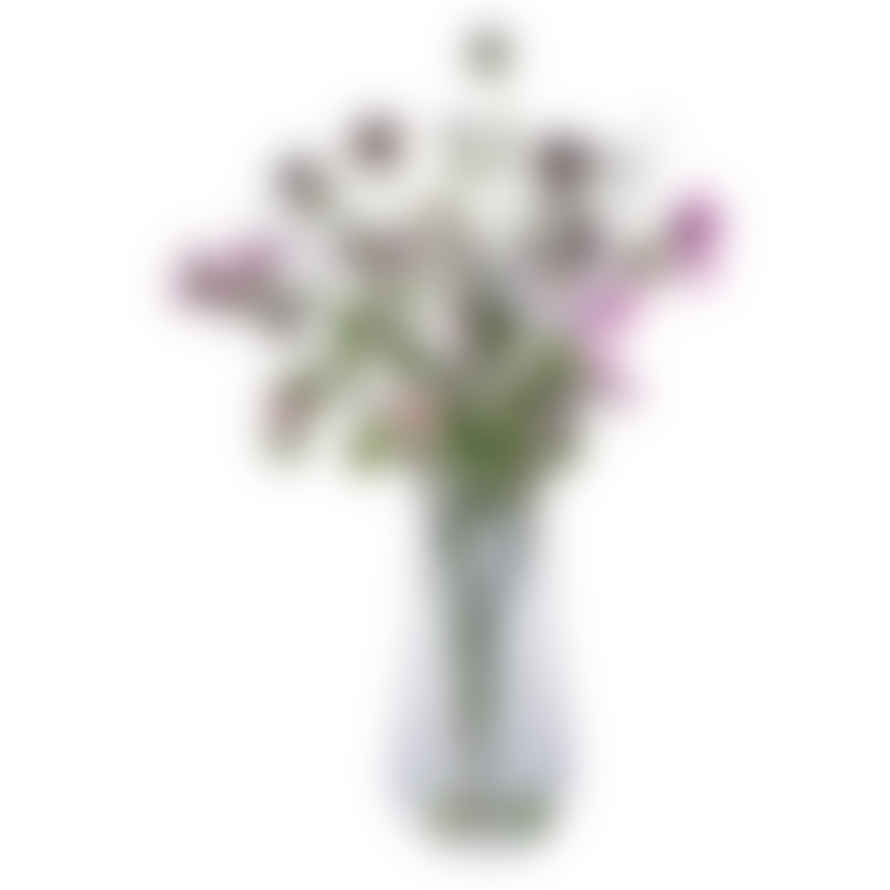 Dartington Crystal Bloom Bees and Potentilla Tapered Vase