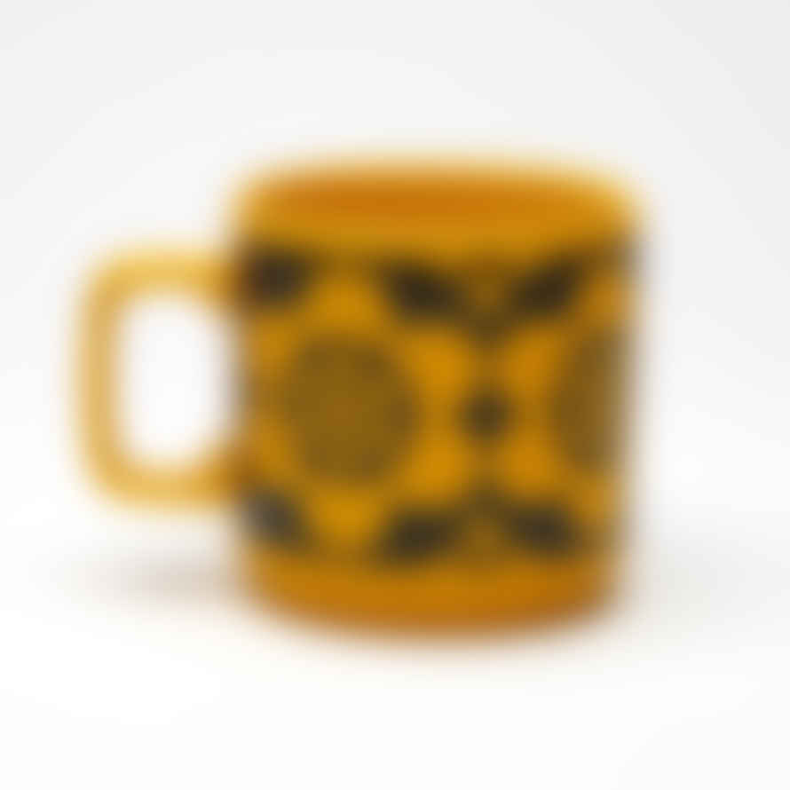Magpie | Hornsea Geo Flower Mug | Yellow