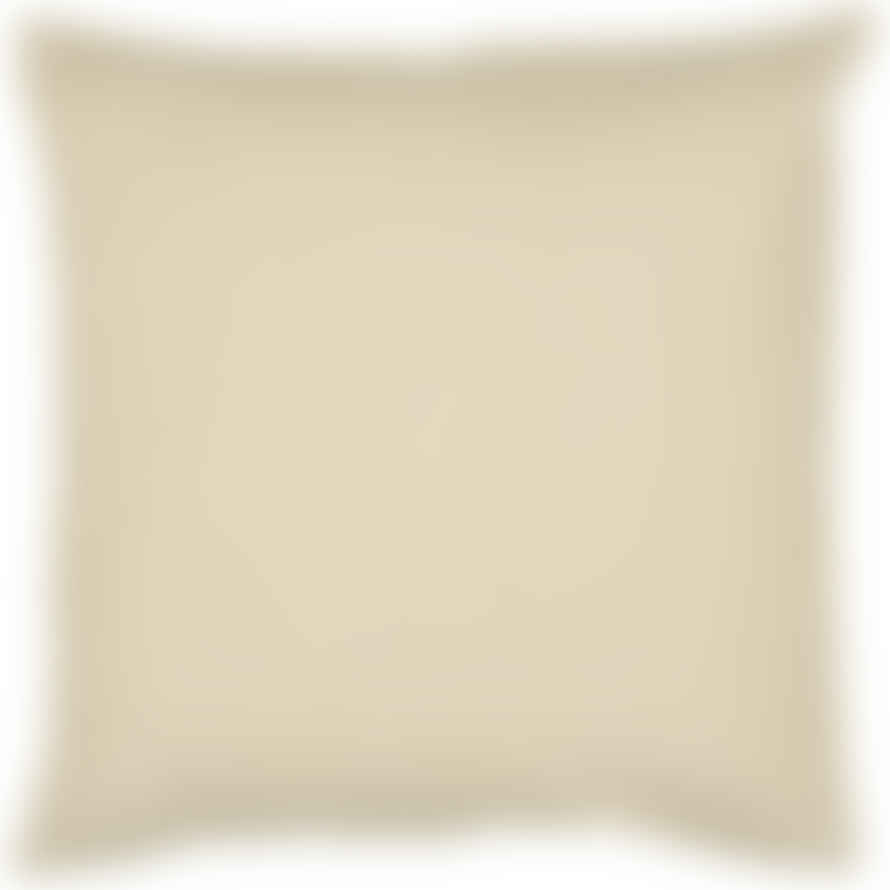 Ib Laursen Natural & Mustard Stripe Cotton Cushion 50 X50 Cm