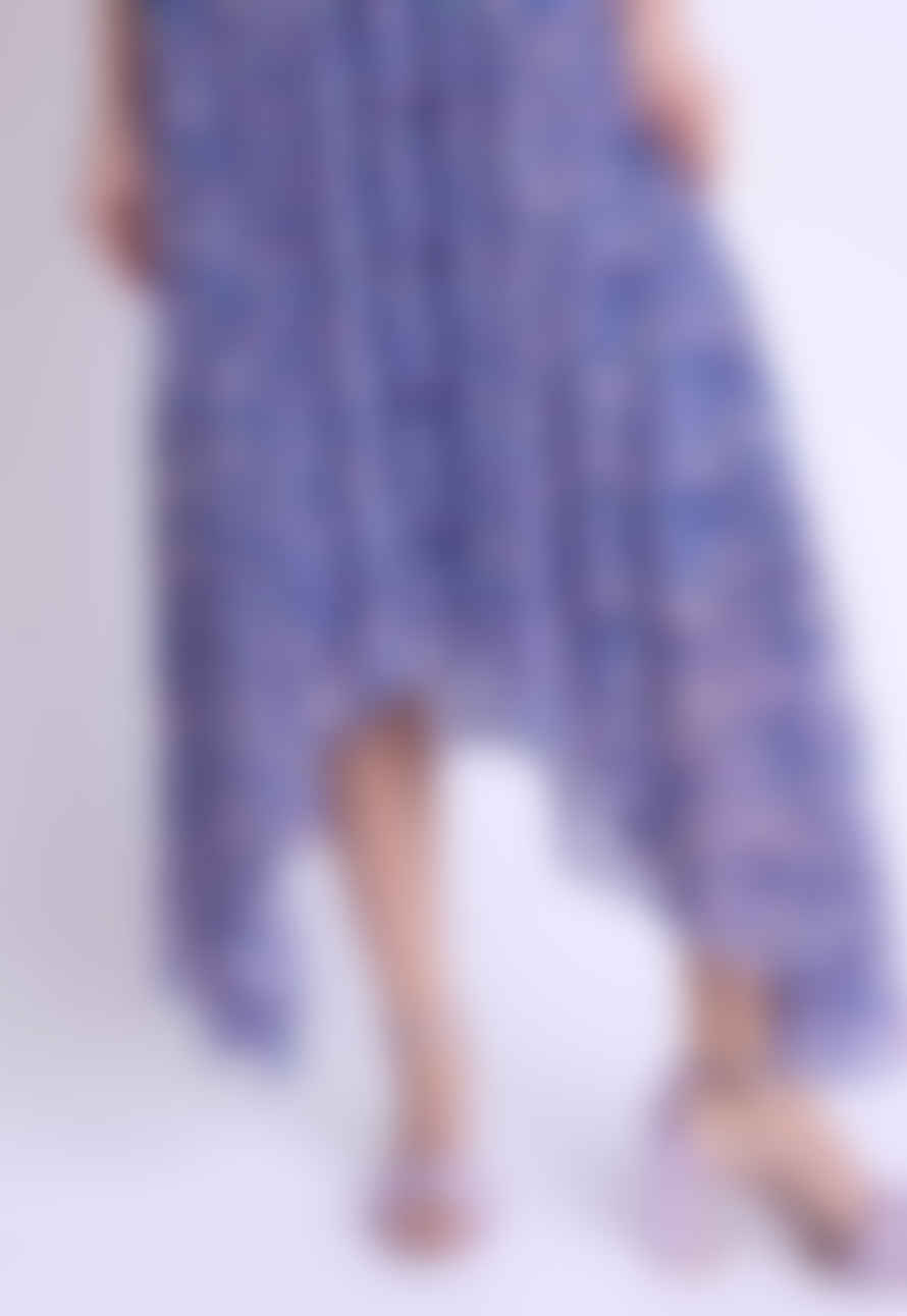 Berenice Cordon Dress In Microflower Print