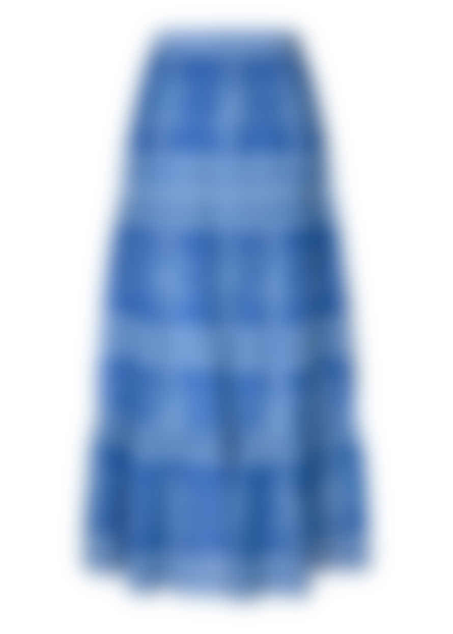 Lollys Laundry Sunsetll Maxi Skirt - Blue