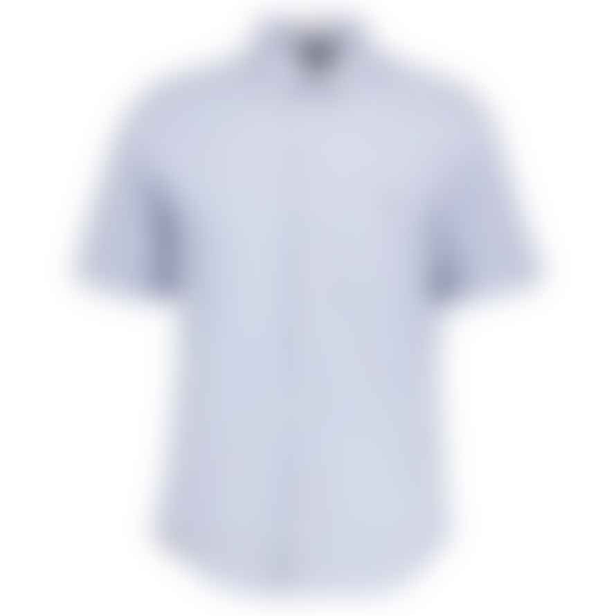 Gant Regular Fit Striped Seersucker Short Sleeve Shirt