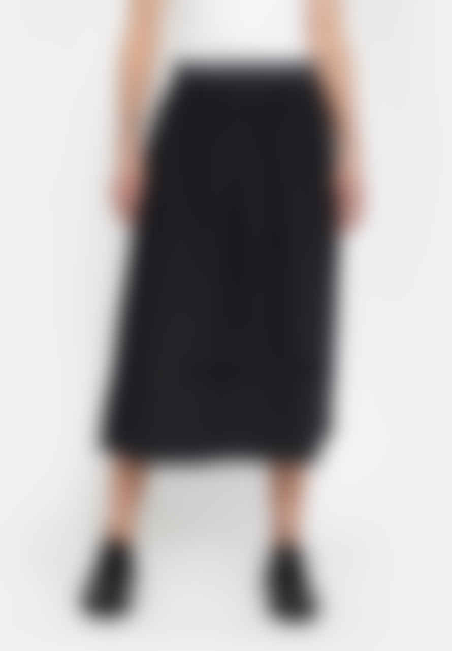 esmé studios Luna Organic Cotton Midi Skirt | Black