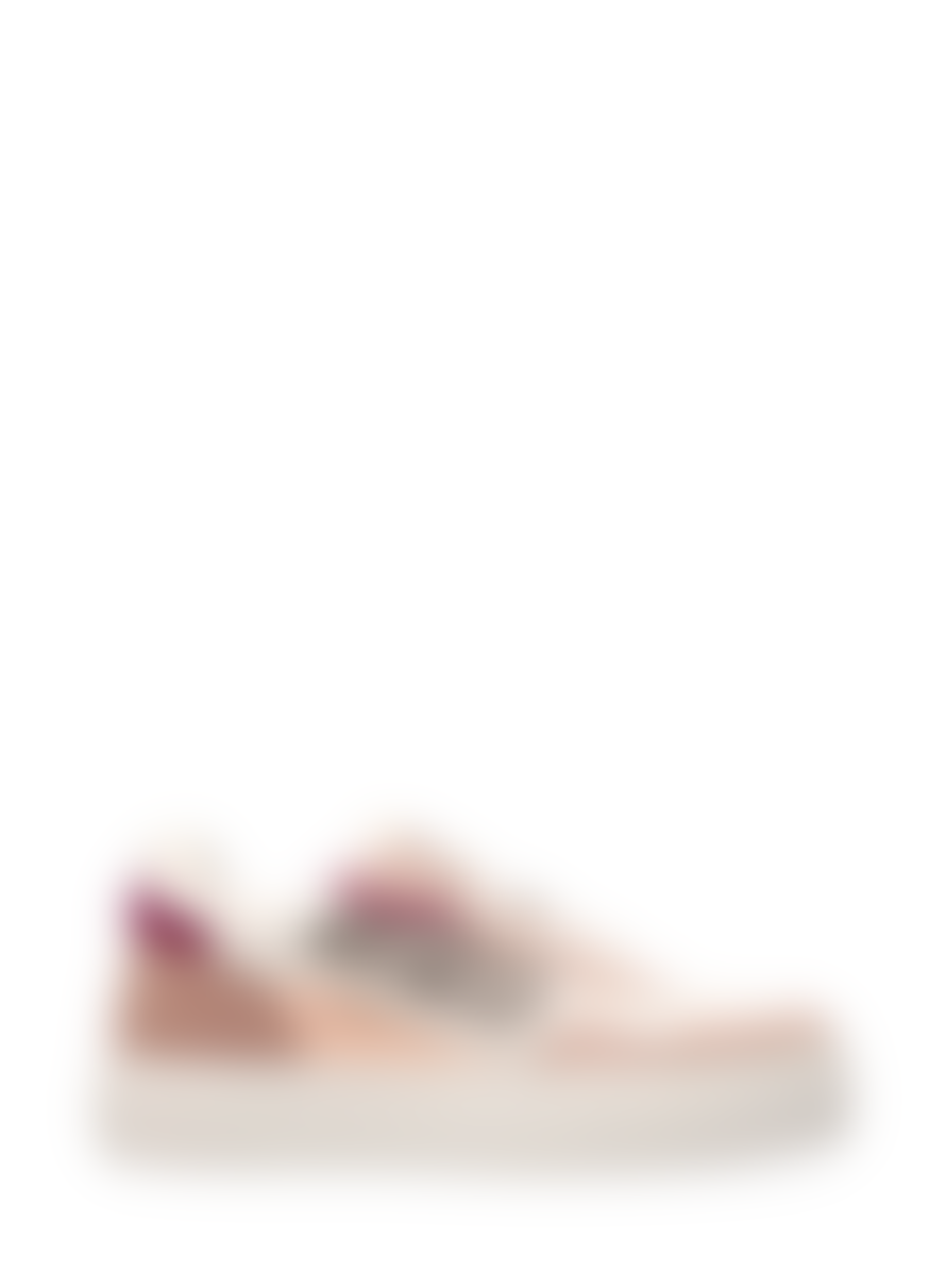Maruti  Tavi Leather Trainers In Pink/white Pixel Off White 