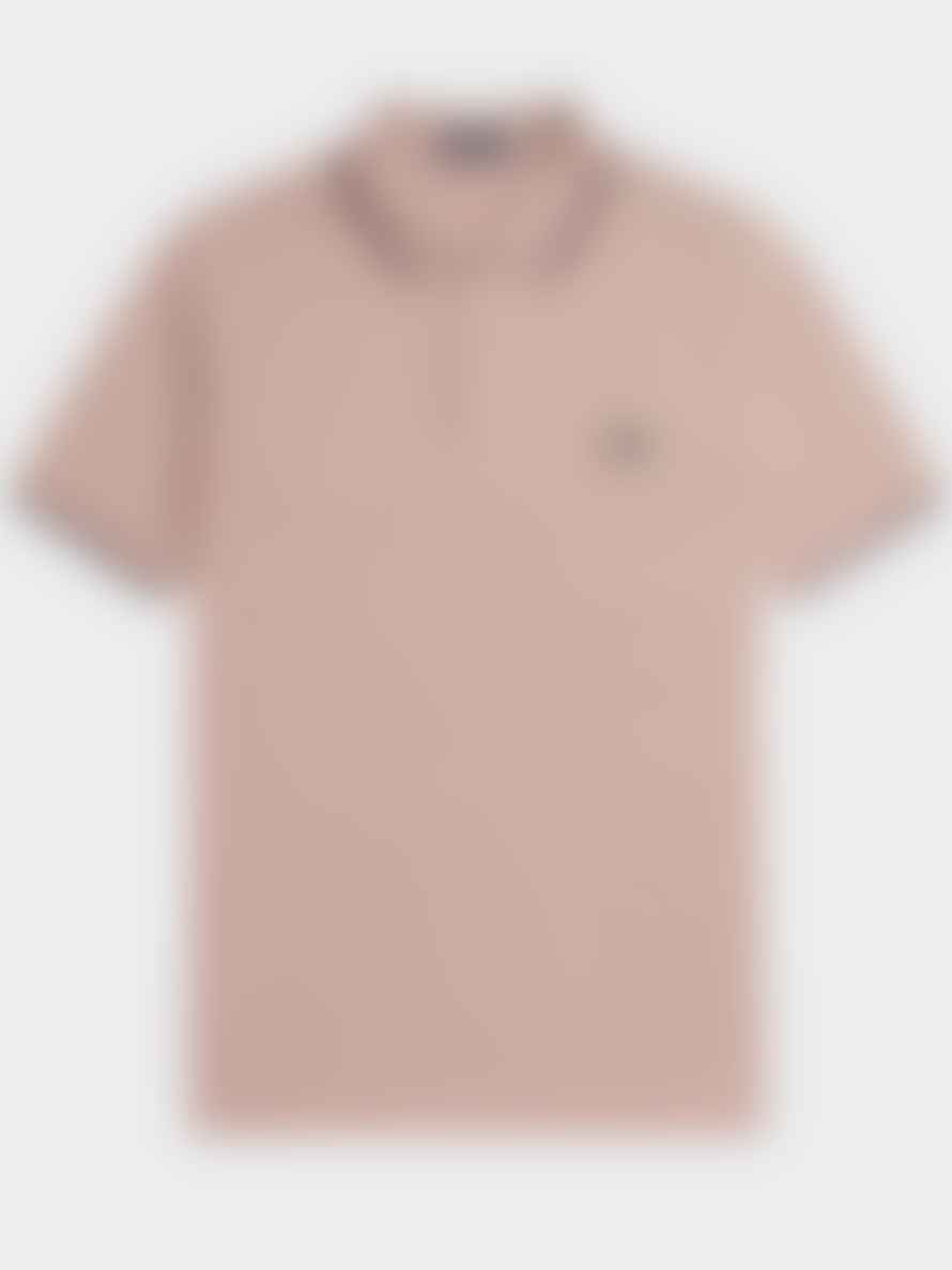 Fred Perry M3600 Polo - Dark Pink / Dusty Rose / Black
