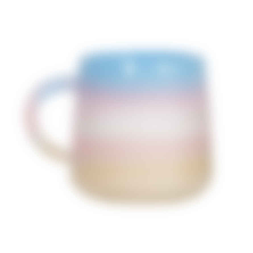 Sass & Belle  Blue Pink Pastel Ombre Mug