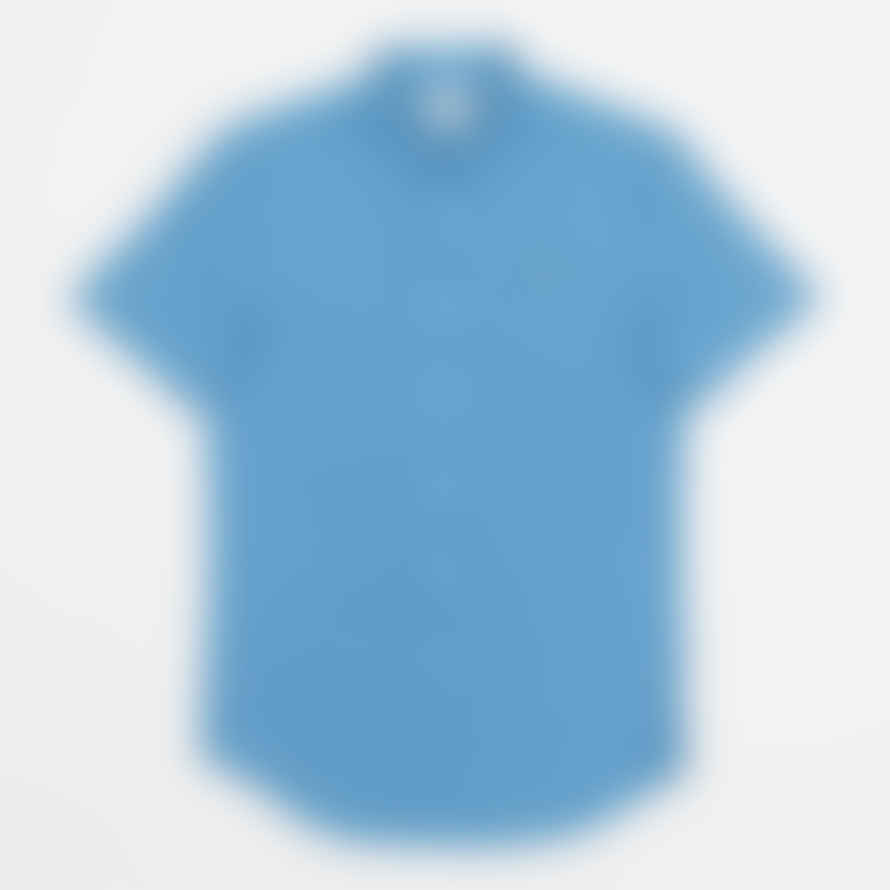 Farah Brewer Short Sleeve Shirt In Blue