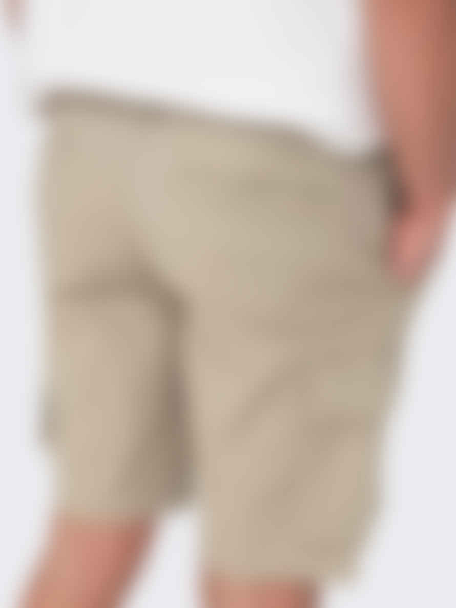 Only & Sons Cargo Shorts Beige