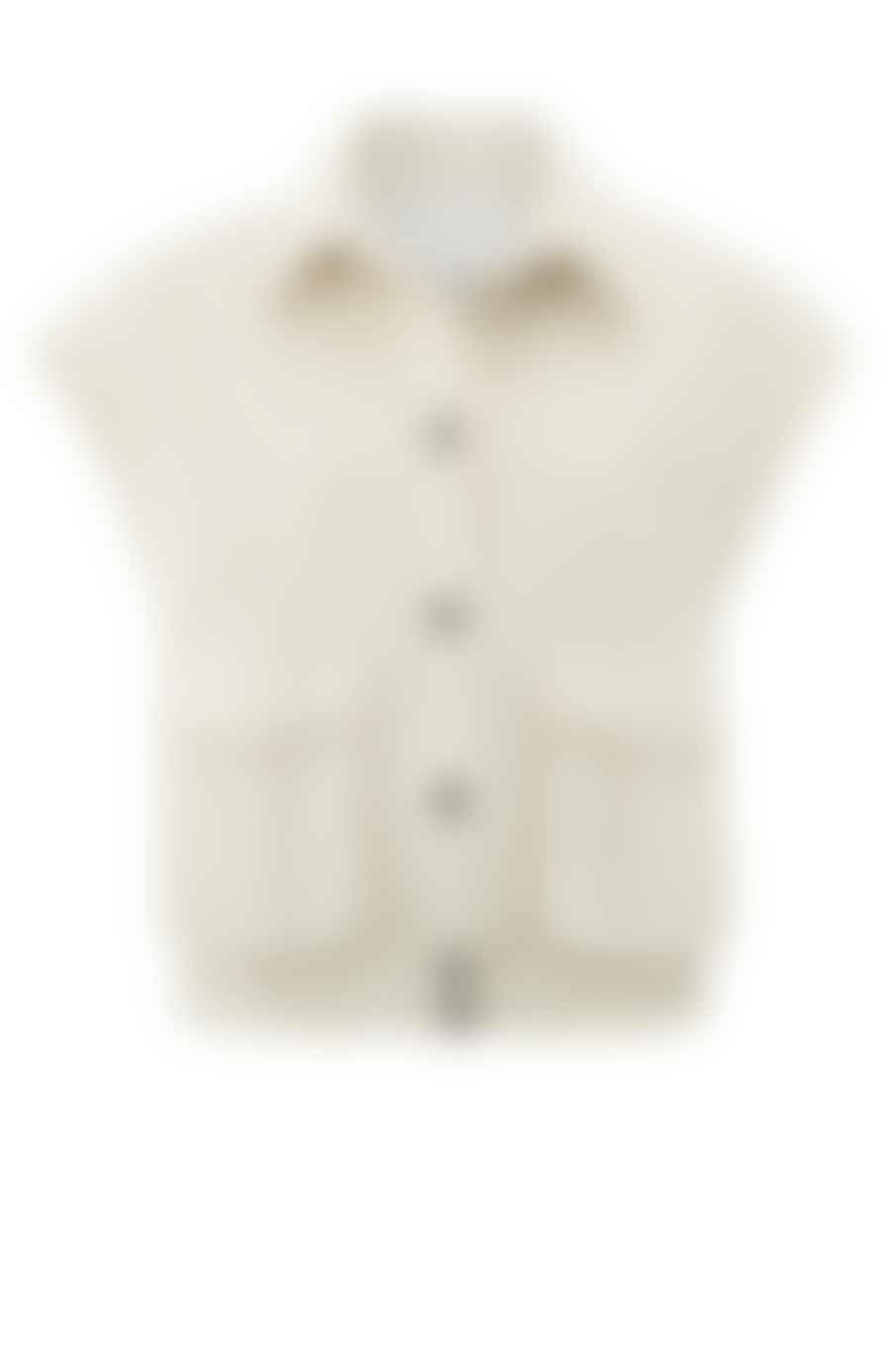 Yaya Sleeveless Jacket With Front Pockets | Off White