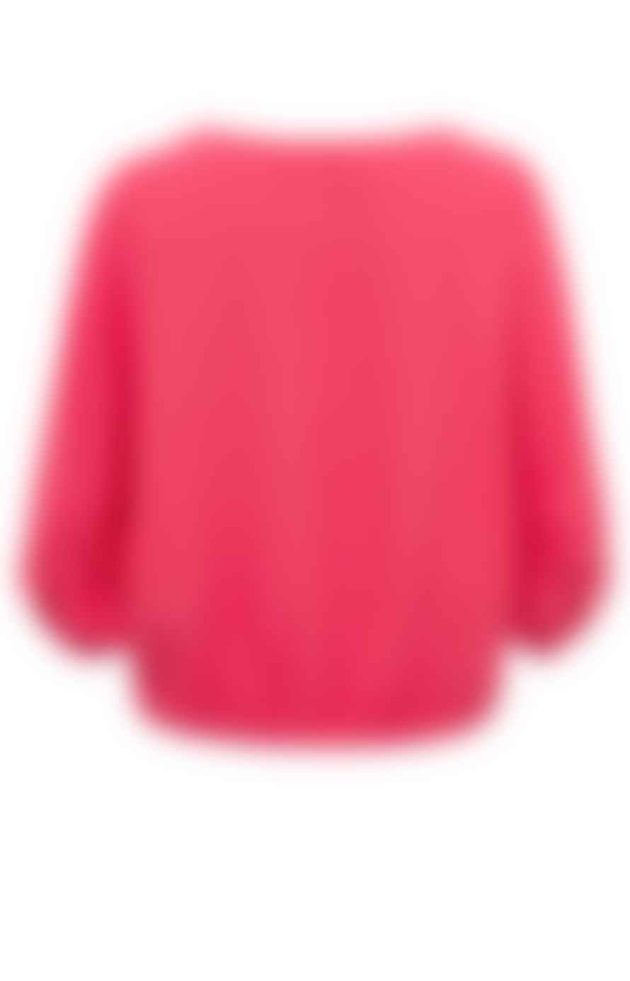 Yaya Batwing Top With Boatneck & Long Sleeves | Coral Paradise Pink