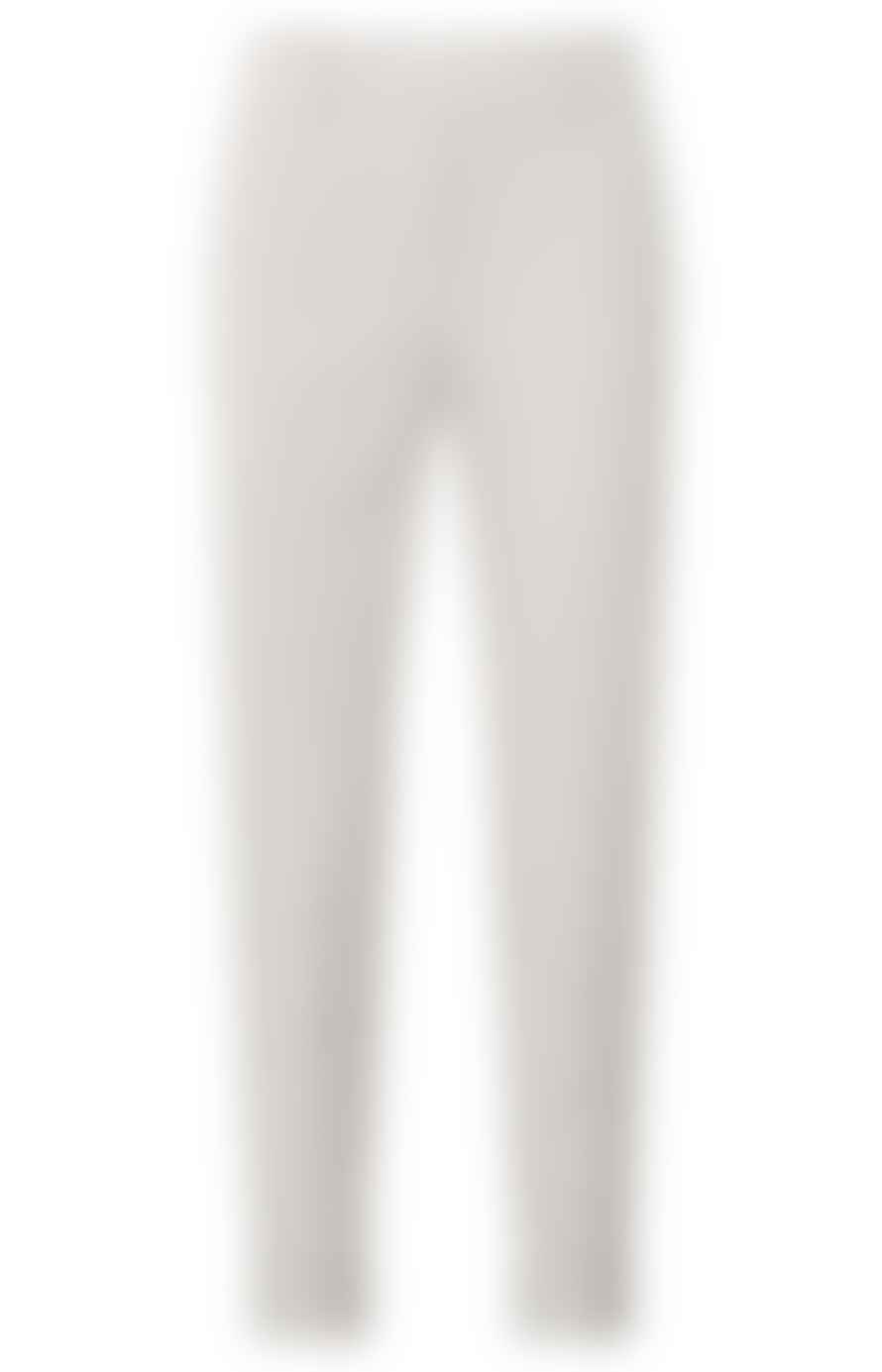 Yaya Jersey Tailored Trousers With Elastic Waistband | Wind Chime Beige
