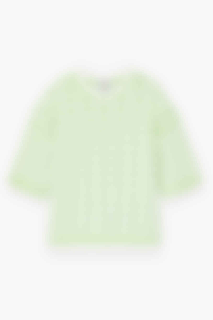 CKS Penfold Bright Green Knitted Top