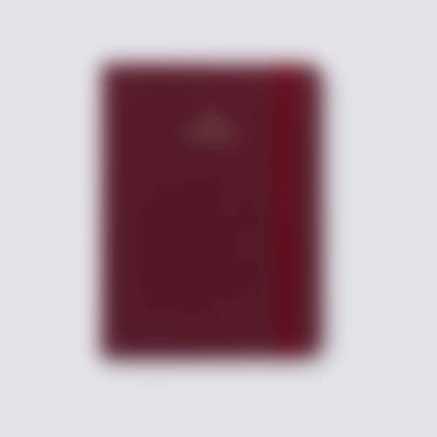  Mossery 2024 Refillable Dated Diary - Burgundy
