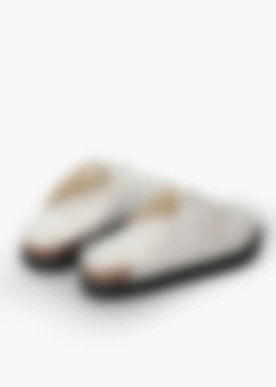 Genuins Galia Leather Sandals - White