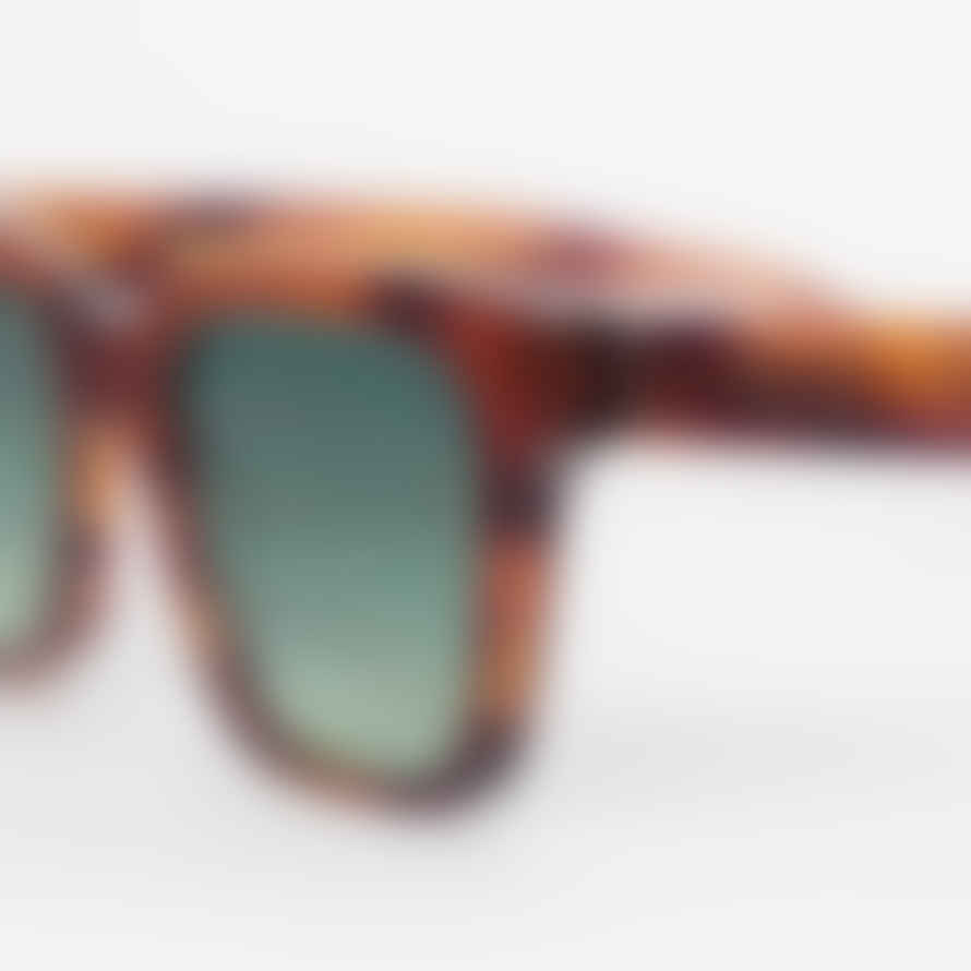 Parlez X Messyweekend Sunglasses Green Lense In Brown Havana