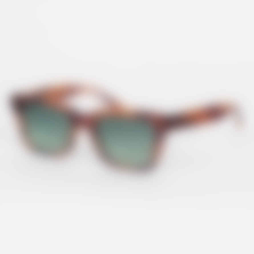 Parlez X Messyweekend Sunglasses Green Lense In Brown Havana