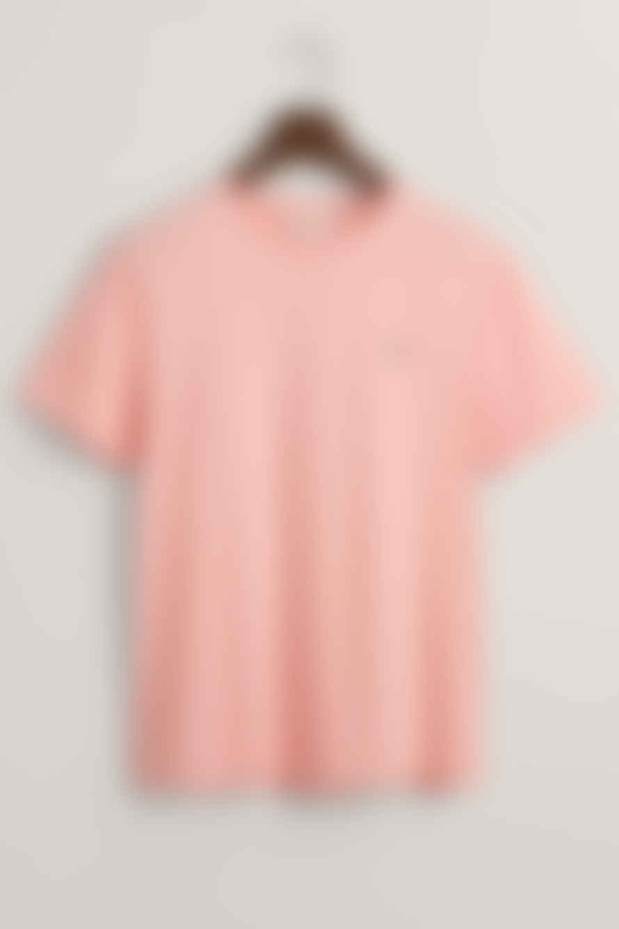 Gant - Regular Fit Shield T-shirt In Bubblegum Pink 2003184 671