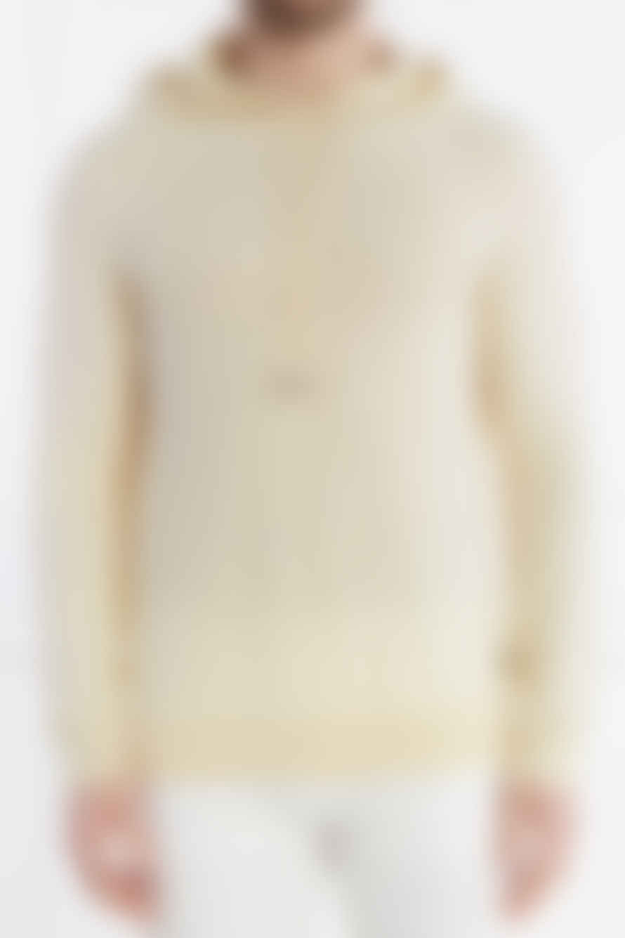 Hugo Boss Boss - Trapani Knitted Cotton Blend Hoodie In Open White 50511771 131