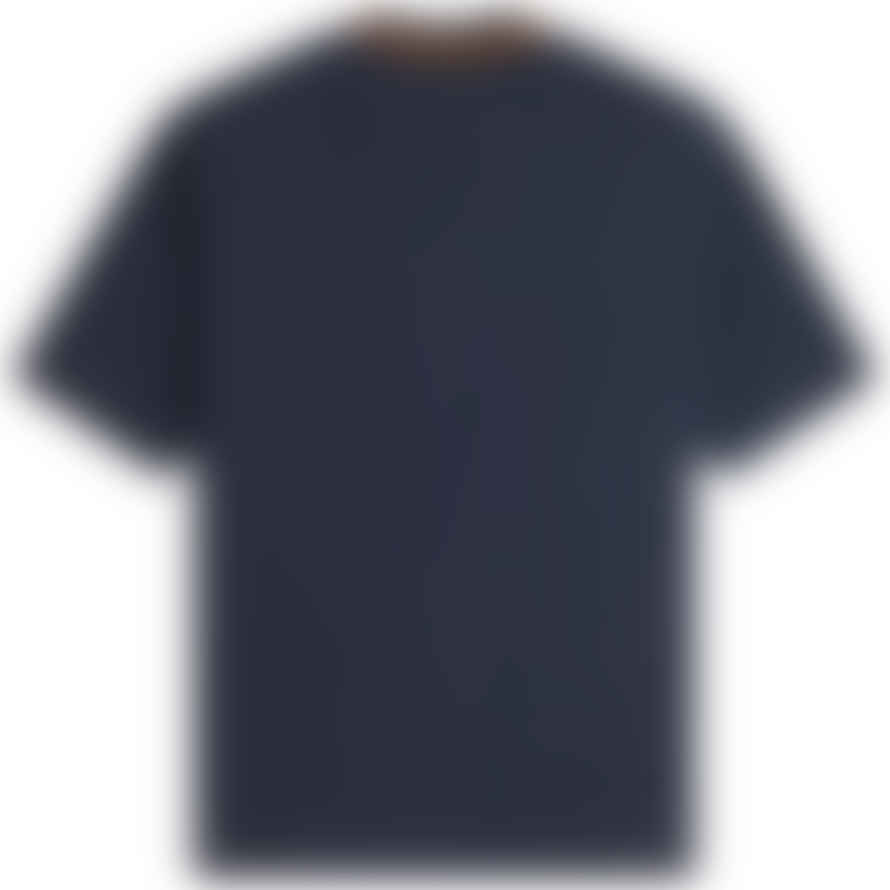 Fred Perry Crew Neck Pique T-shirt - Navy