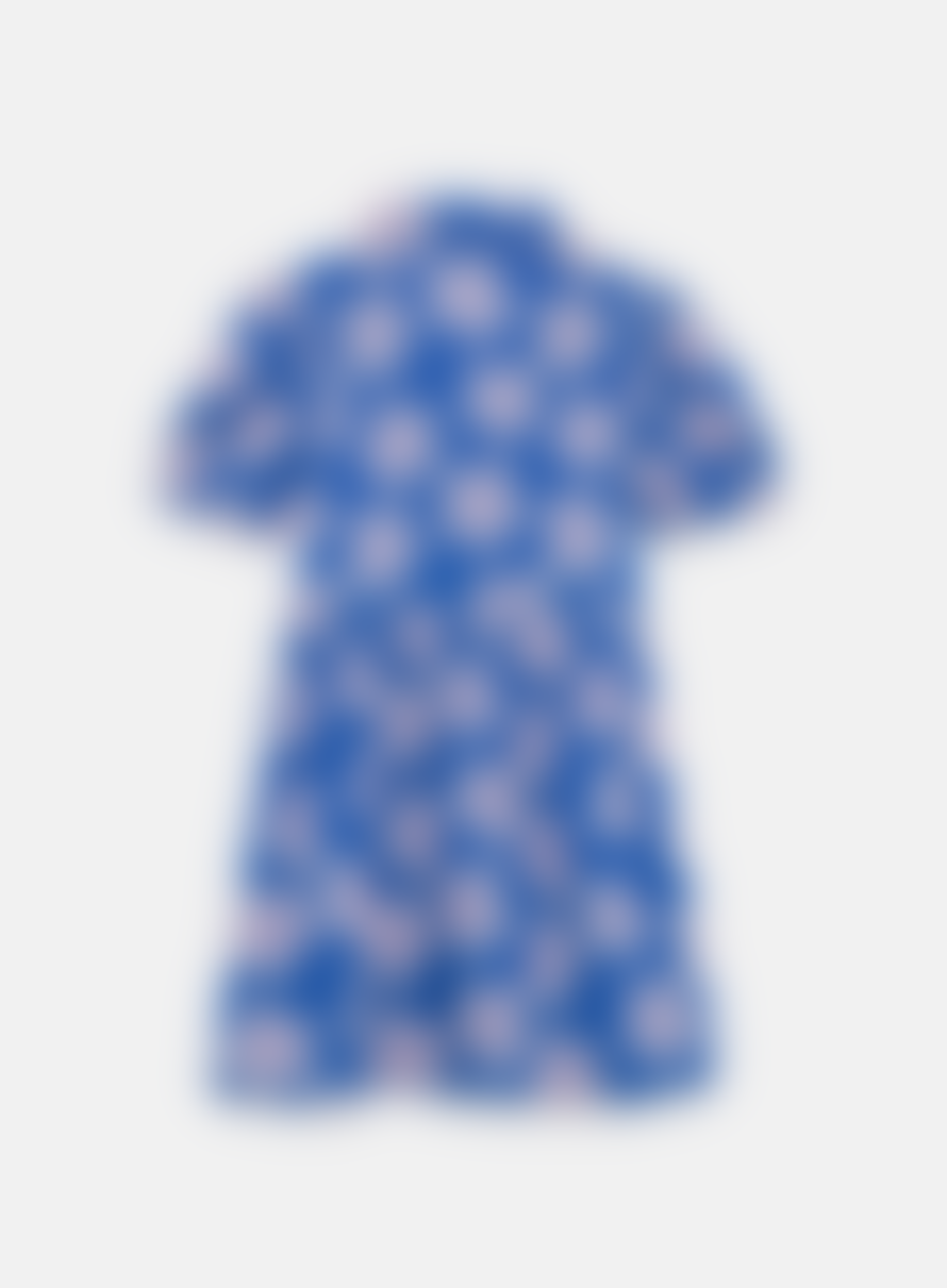 Compañia Fantastica Children Summer Dress In Blue And Pink With Stars From Compañia Fantastica Mini